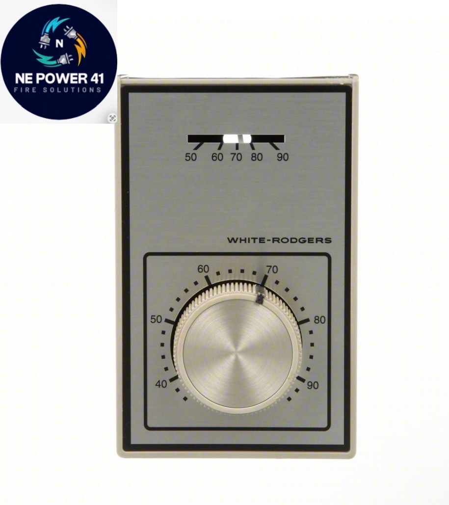 NEW White-Rodgers Emerson 1A10-651 Light Duty Line Voltage Heat-Cool Thermostat