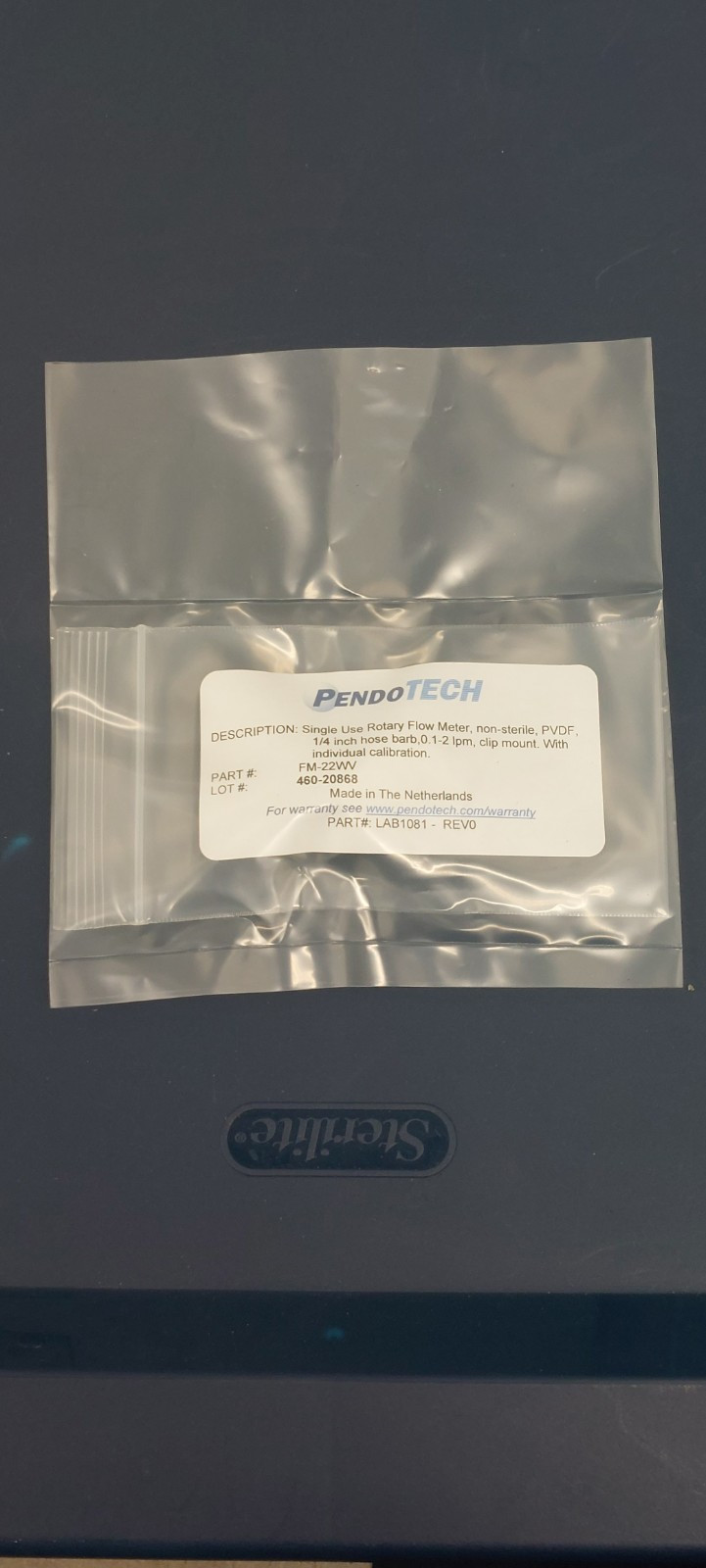 Pendotech Single Use Flow Meter FM-22WV