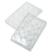 CELLTREAT 12 Well TCT Plate with Lid, Individual, 100/Case, Sterile, #229112 picture
