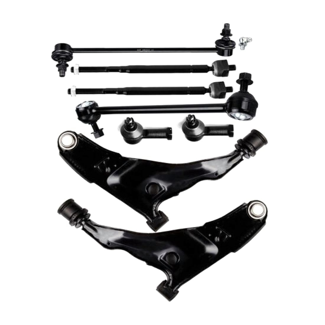 8pcs Front Control Arm Tie Rod End Set for Eclipse Galant Sebring Stratus 99-01