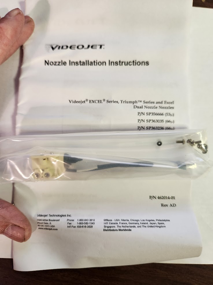 New in package,  SP371675 Videojet 66 micron nozzle