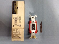 Leviton 1123-2L 3 way key switch 20a picture