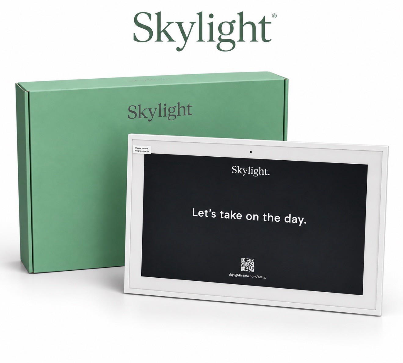 Skylight Calendar: 15-inch Wall Planner Digital Calendar & 15 - White