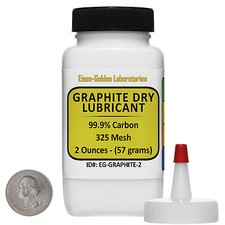 Graphite Dry Lube [C] 99.9% ACS Grade Powder 2 Oz in a Dispenser Bottle USA picture