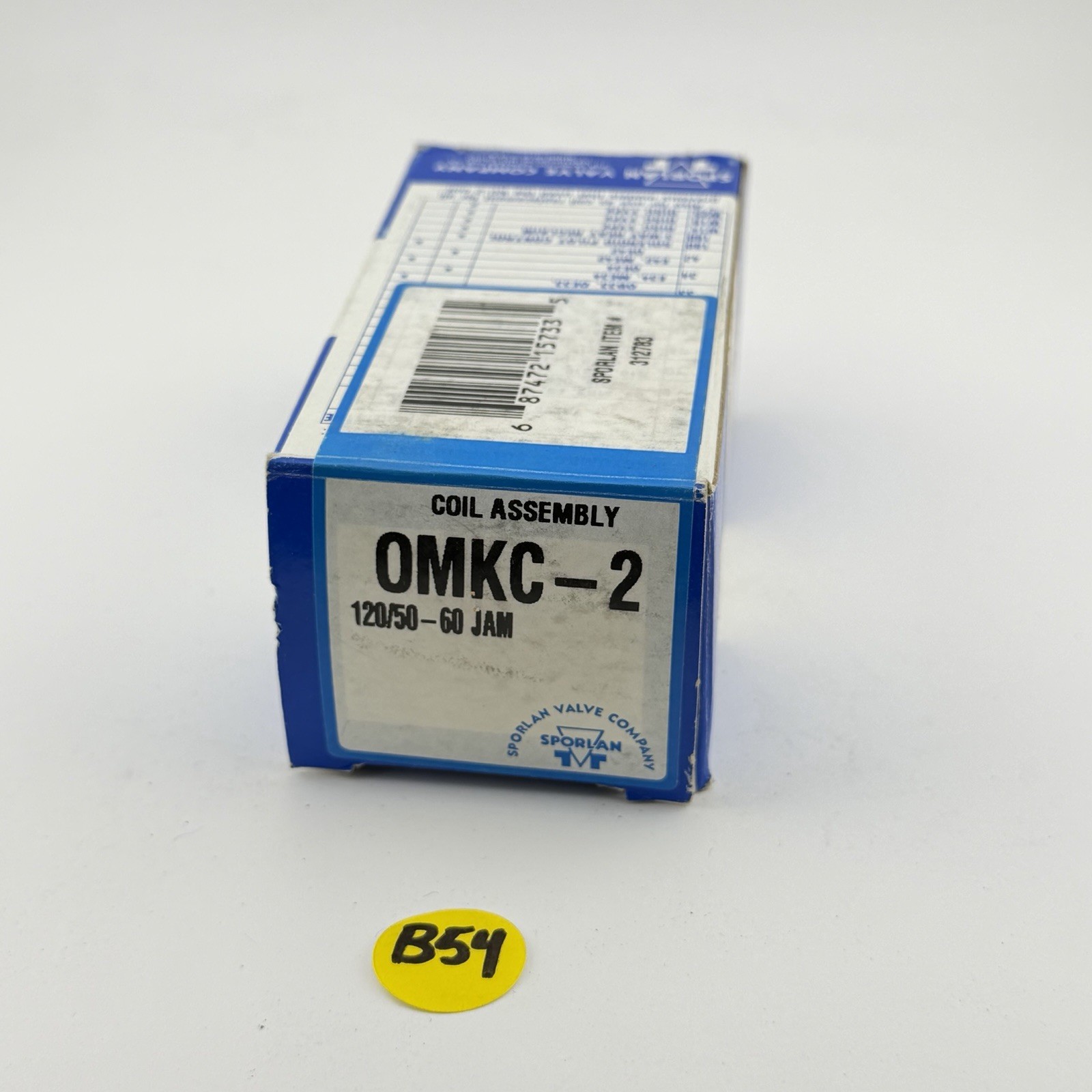 Sporlan Controls 312783 120V Coil W/Junction Box OMKC-2