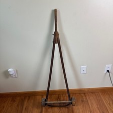 Antique Vintage Primitive Wood Dolly Hand Truck picture