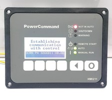 Cummins PowerCommand HMI211 Generator Controller Panel Module 300-6014 Used picture