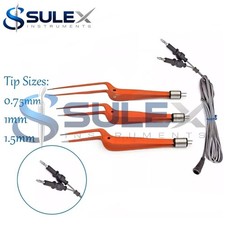 3pcs Set Non-Stick Bayonet Bipolar Forceps & 3mtr Cord picture