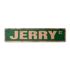 JERRY Vintage Street Sign Childrens Name Room| Indoor/Outdoor picture