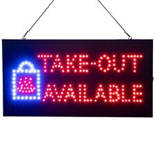 LED Neon Take-Out Available Sign for Restaurants by Ultima LED (19 x 10 in) picture