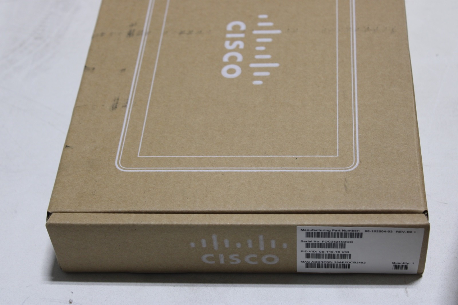 NEW Cisco  Webex Room Navigator   CS-T10-TS V03
