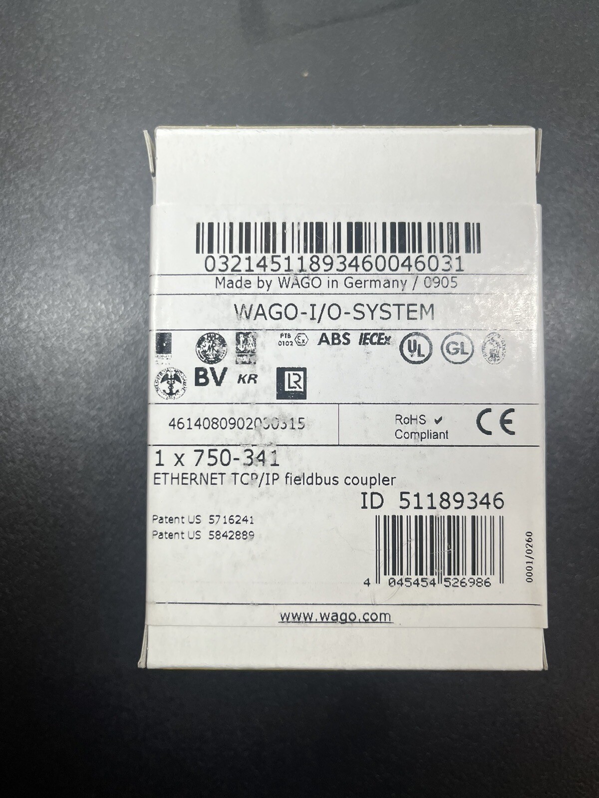 New WAGO 750-341 Fieldbus Coupler Ethernet TCP Digital & Analog Module