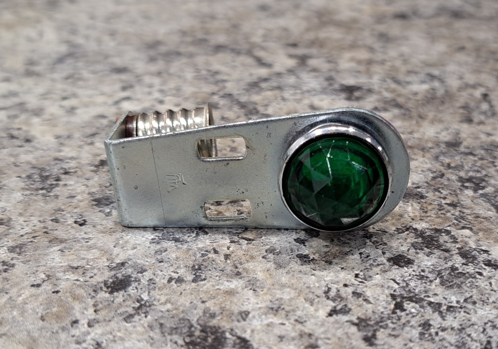 Vintage Green Jeweled Dash Gauge Panel Light. 