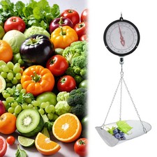 Hanging Produce Scale Double-Side Dial Up To 22 Lbs for Home and Business Use picture