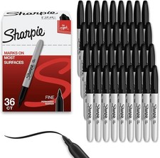 Sharpie Permanent Markers, Bulk Set, Fine Tip Markers, For Plastic, Metal, Wood, picture