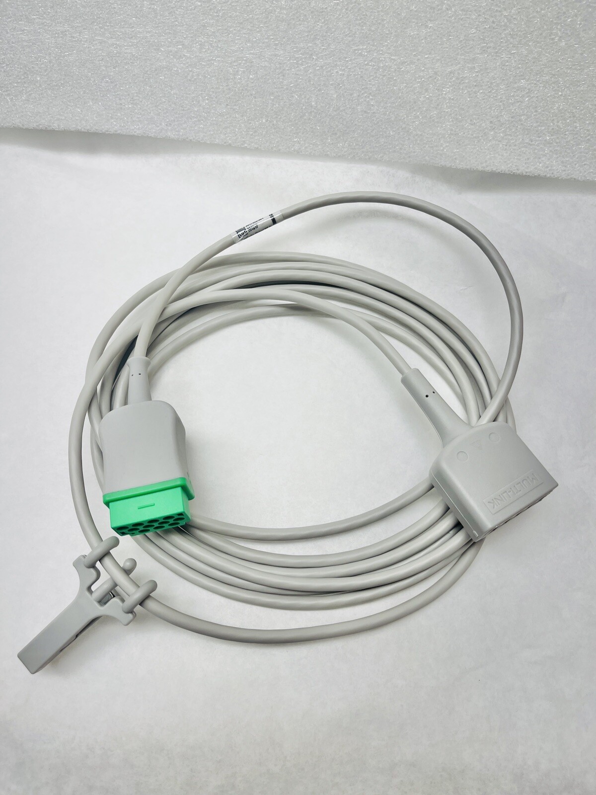 GE Carefusion REF 2017003-001 Multi-Link ECG Care Cable 3/5 Lead, AHA, 3.6m/12ft