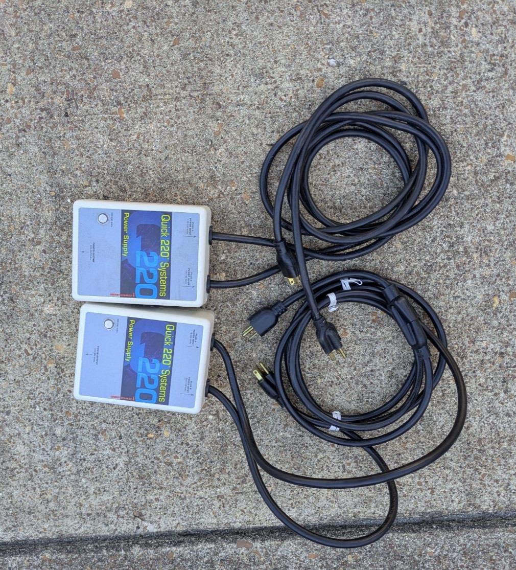 Quick 220 Systems power supply model A220-20L v2 with built in 20amp breaker Quick 220 Systems power supply model A220-20L v2 with built in 20amp breaker