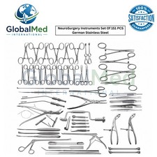 Neurosurgery Set Of 151 PCS German Stainless Steel Surgical Instruments picture