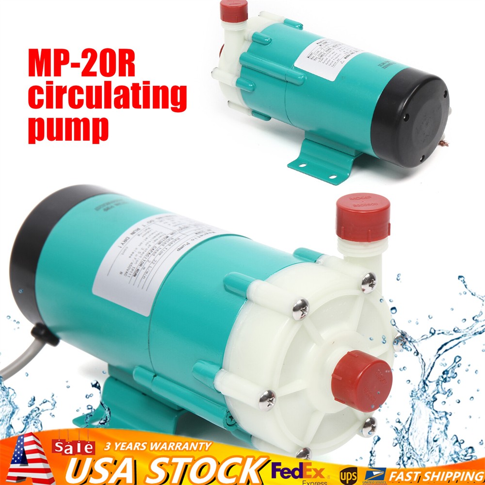110V Magnetic Drive Circulation Pump 15W 27L/min Industrial Chemical Water Pump