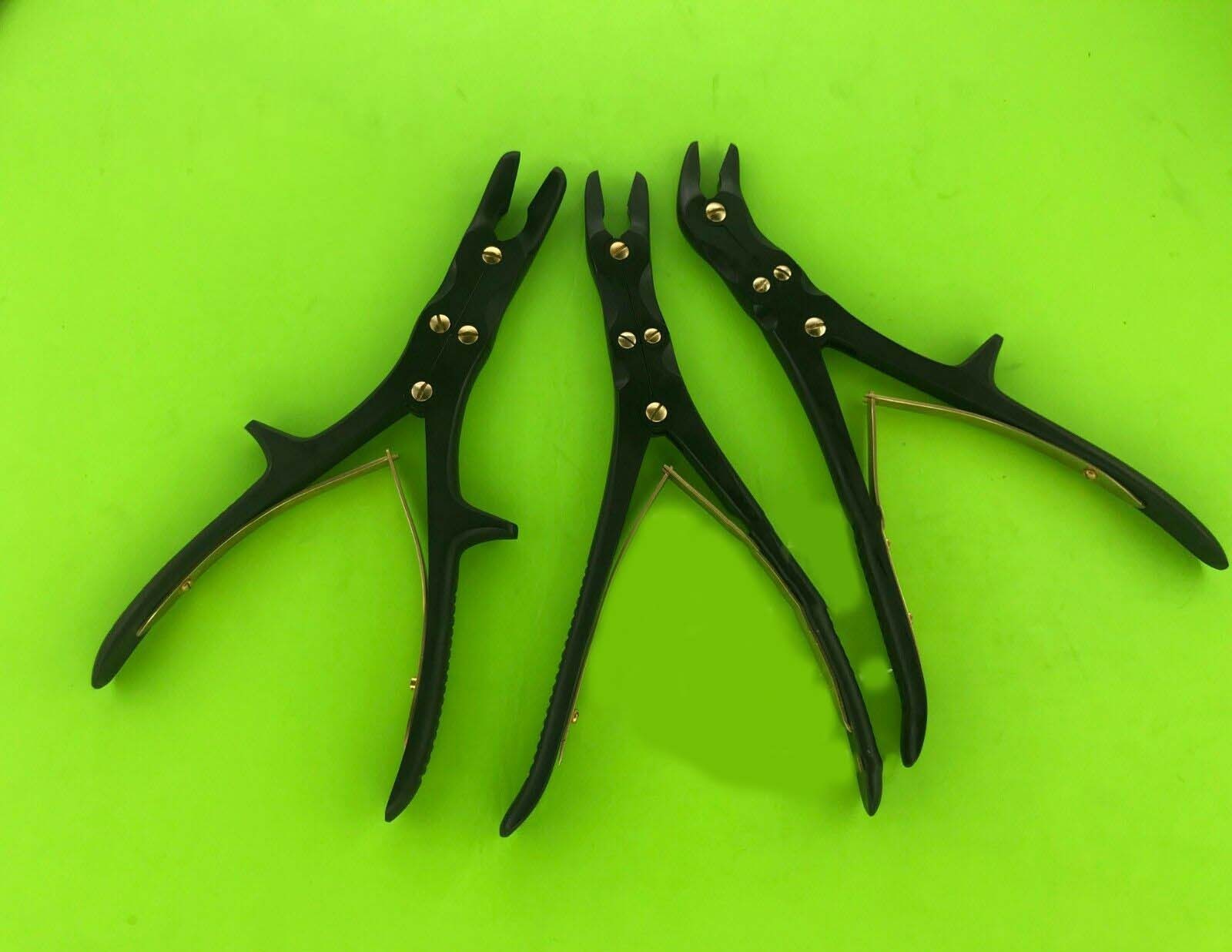 Leksell Stille Ruskin Bone rongeurs Forceps Gouge Surgical Instruments 3 Pcs Set Leksell Stille Ruskin Bone rongeurs Forceps Gouge Surgical Instruments 3 Pcs Set