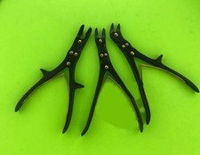 Leksell Stille Ruskin Bone rongeurs Forceps Gouge Surgical Instruments 3 Pcs Set picture