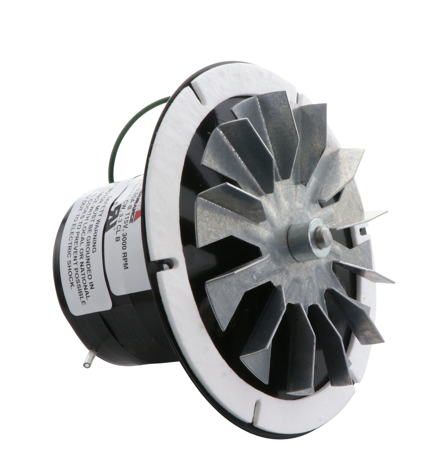 Rotom HB-RBM120 Pellet Stove Blower Motor Replacement 1/60 hp, 3000 rpm, 0.3 ...