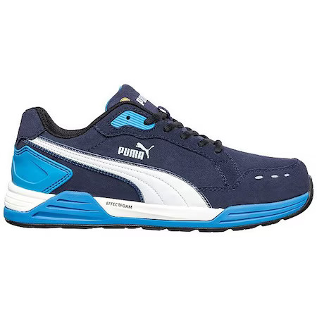Puma Safety Shoes 644625-8M Men's 3 In Composite Toe Athletic Shoe, Blue, 8, M,