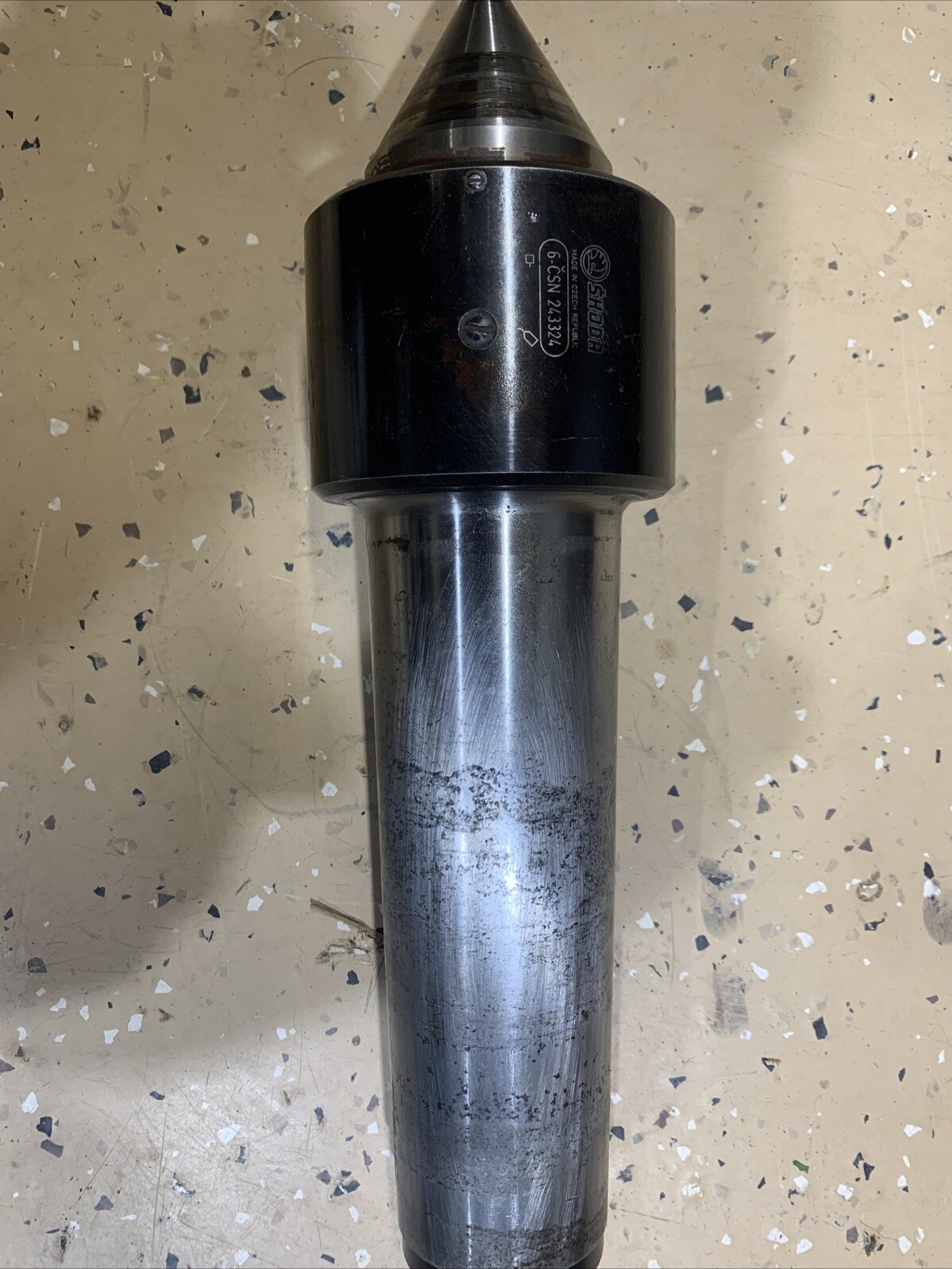 Skoda live lathe center 6 Morse Taper, 6-CSN 243324