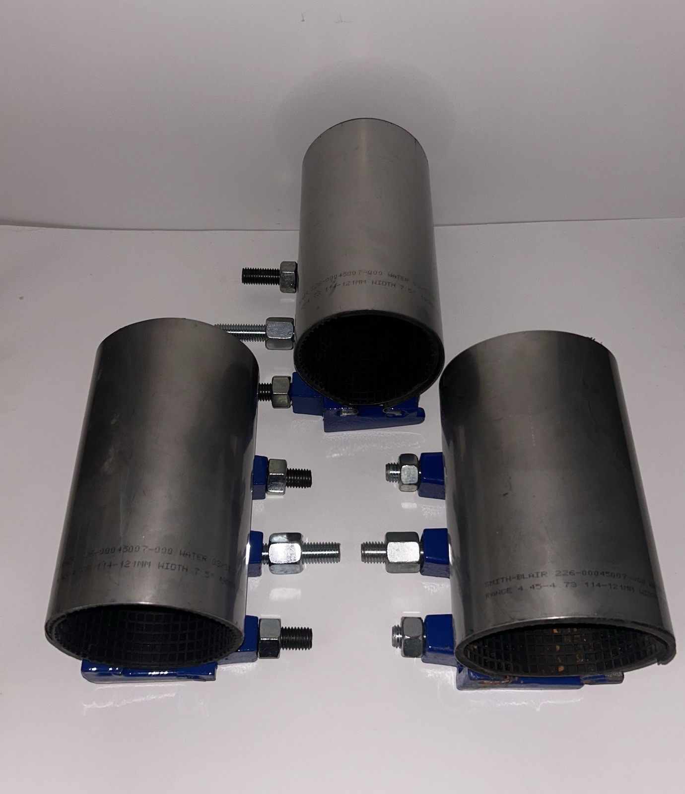 Smith-Blair 226 Full Circle SS Repair Clamp 226-00045007-000 (Lot Of 3)