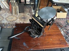 Kelsey-Like Table Top Printing Press, Needs Rollers picture