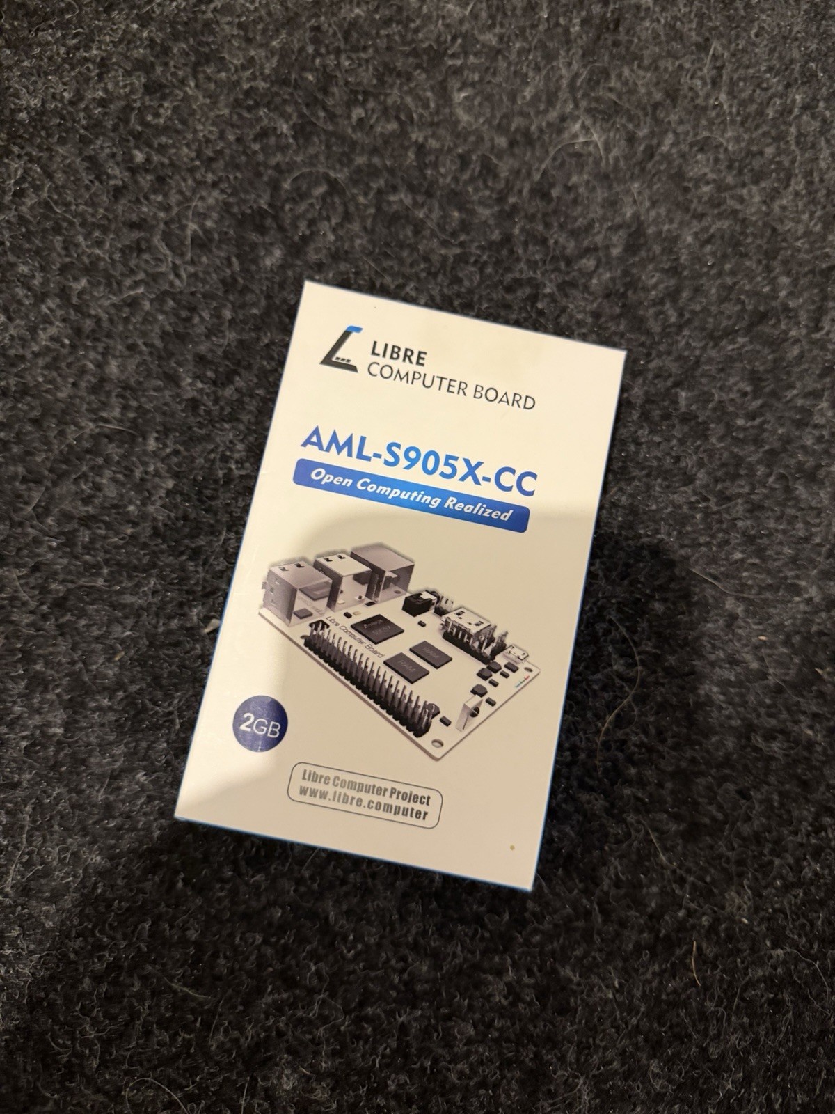 Libre Computer Board AML-S905X-CC (Le Potato) 2GB 64-Bit Mini Computer for 4K