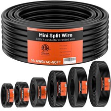100% Pure Copper ETL Listed 14-4 Mini Split Cable | 14/4 Mini Split Communicatio picture