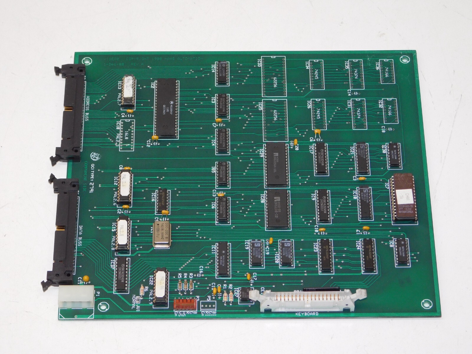 Haas Automation Video2 Rev A Circuit Board Module Card Unit