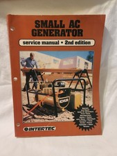 Intertec Small AC Generator Service Manual (1986 PB) Homelite Honda Kohler picture