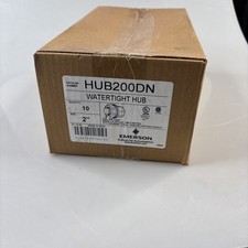 Appleton Emerson HUB200DN 2” Watertight Conduit Hub Zinc Die Cast Lot of 10 NEW picture