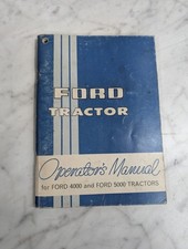 FORD OPERATOR'S OWNERS MAINTENANCE MANUAL 4000 & 5000 SERIES TRACTORS picture