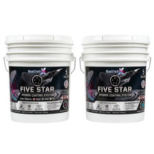 BallistiX Five Star 85% Solids Hybrid Garage Floor Coating 10 Gal Kit UV Stable picture