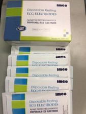 NEW 500 PIECES  DISPOSABLE RESTING ECG/EKG ELECTRODES PART # 2030 LATEX FREE picture