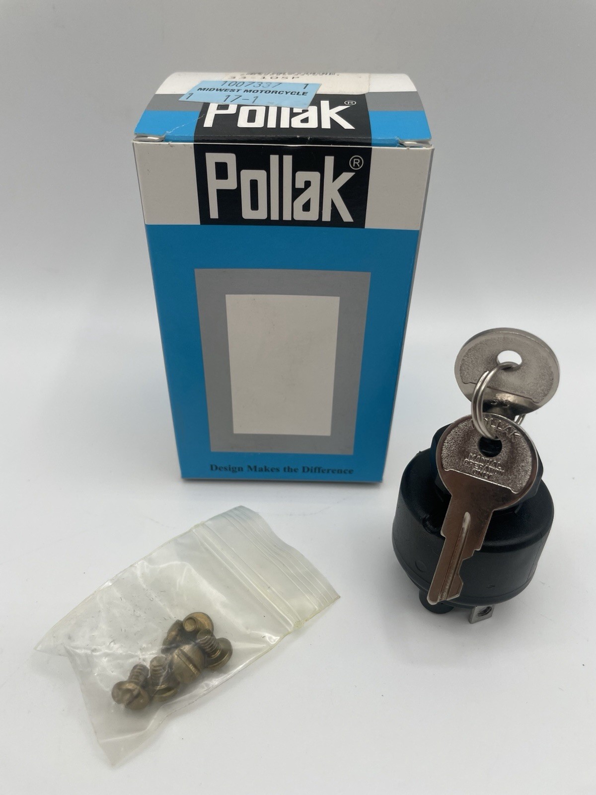 3-Position Marine Ignition Switch- ( Magneto Ground )  PN 33-105P( Pack of 1)