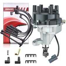 Ignition Distributor Kit w/Cap Rotor, Wire Sets, Distributor Cap and Rotor picture