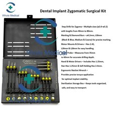 Zygomatic Implant Surgical Kit – Titanium Coated Drills Dental Implant picture