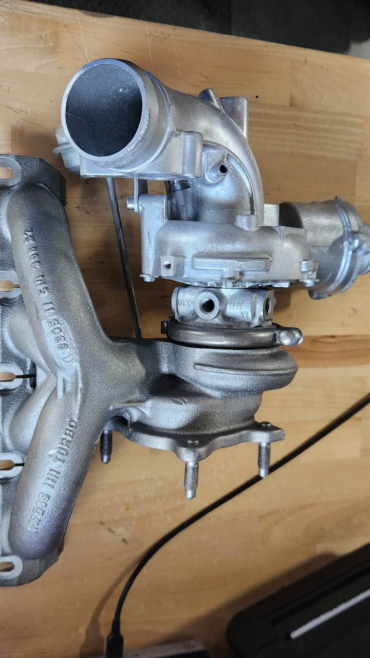 OEM Audi VW IHI Turbocharger with Exhaust Manifold 06K 145 702