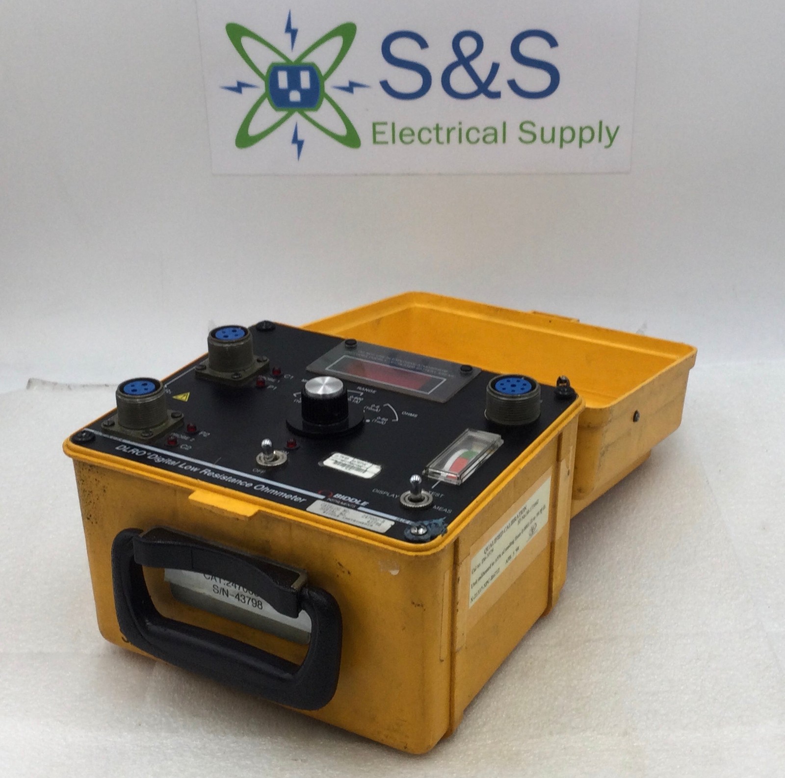 Biddle 247000-8 10 Amp DLRO Digital Low Resistance Ohmeter