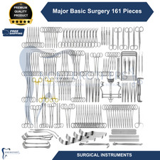 161 Pcs Major Basic Surgery Set Surgical Instruments Kit German Grade CE picture