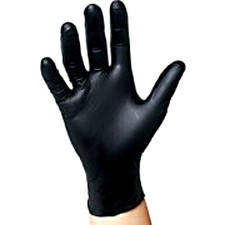 Surecare Sure Care NPFT2630 Medium Powder Free Black Nitrile Gloves picture
