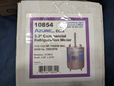 Mars Azure 10854 3.3” commercial Refrigeration Motor NEW 115/230VAC picture