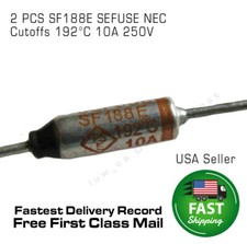 2 PCS SF188E SEFUSE Cutoffs NEC 192°C Thermal Fuse 10A 250V picture