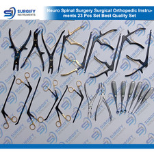 Neuro Spinal Surgery Surgical Orthopedic Instruments 23 Pcs Set Best Quality Set picture