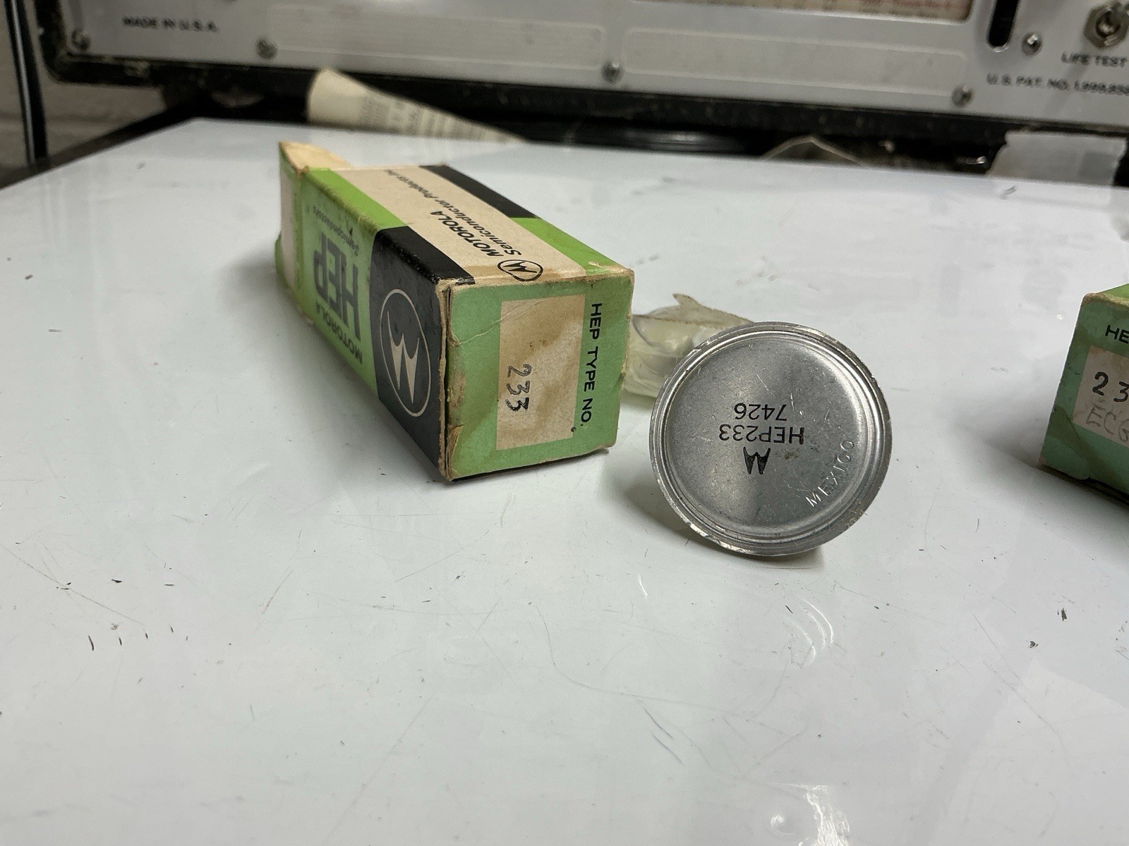 Pair NOS/NIB HEP 233 MOTOROLA Germanium PNP Power Transistor
