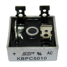 5/10PCS Metal Case Single Phase Diode Bridge Rectifier KBPC5010 1000V 50A picture